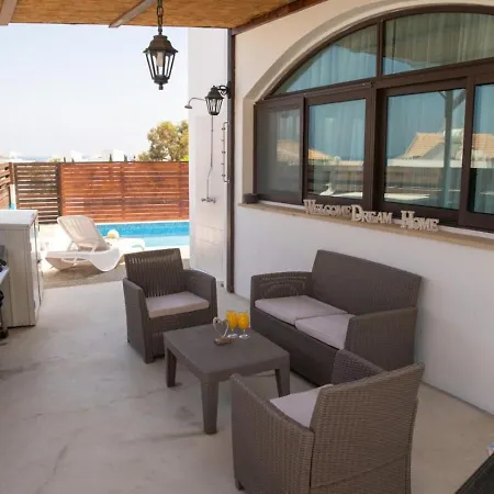 Sunnyvillas 3br Private Pool An2 Дом отдыха Протарас